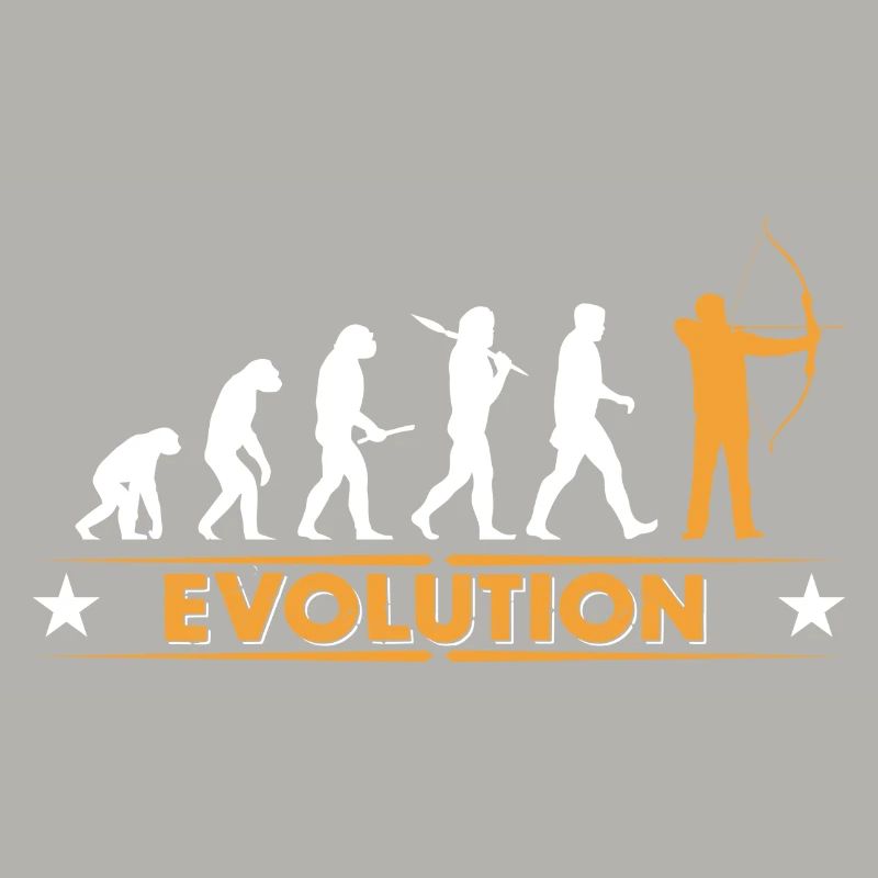 Evolution de tir à l’arc - orange/blanc