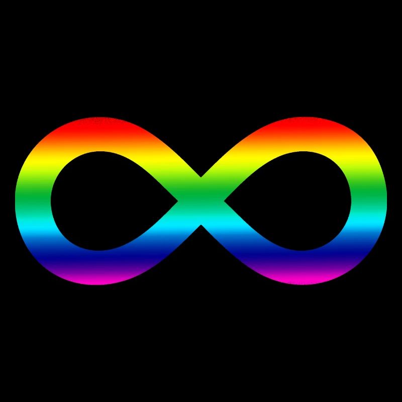 Unendlich Regenbogen