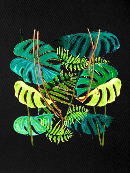Monstera-Regenwald