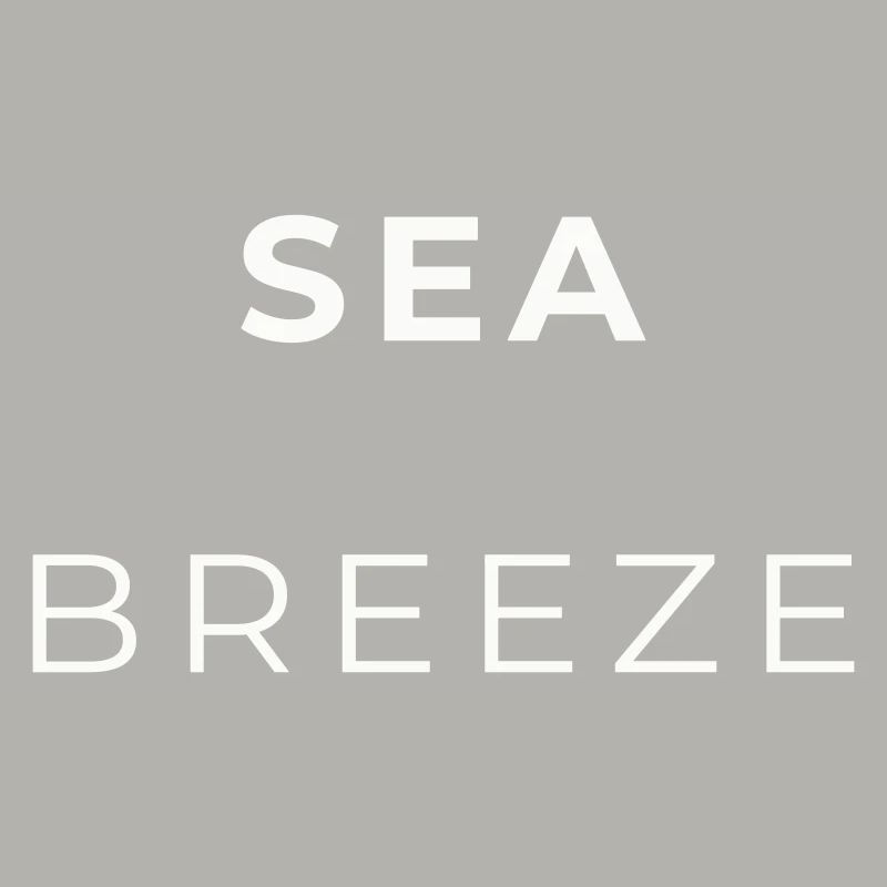Breeze Navy Minimalist Typography