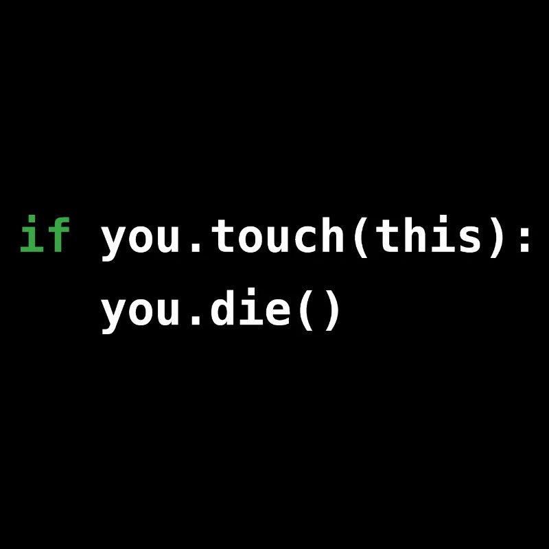 Python code | Don't touch it! | Programming