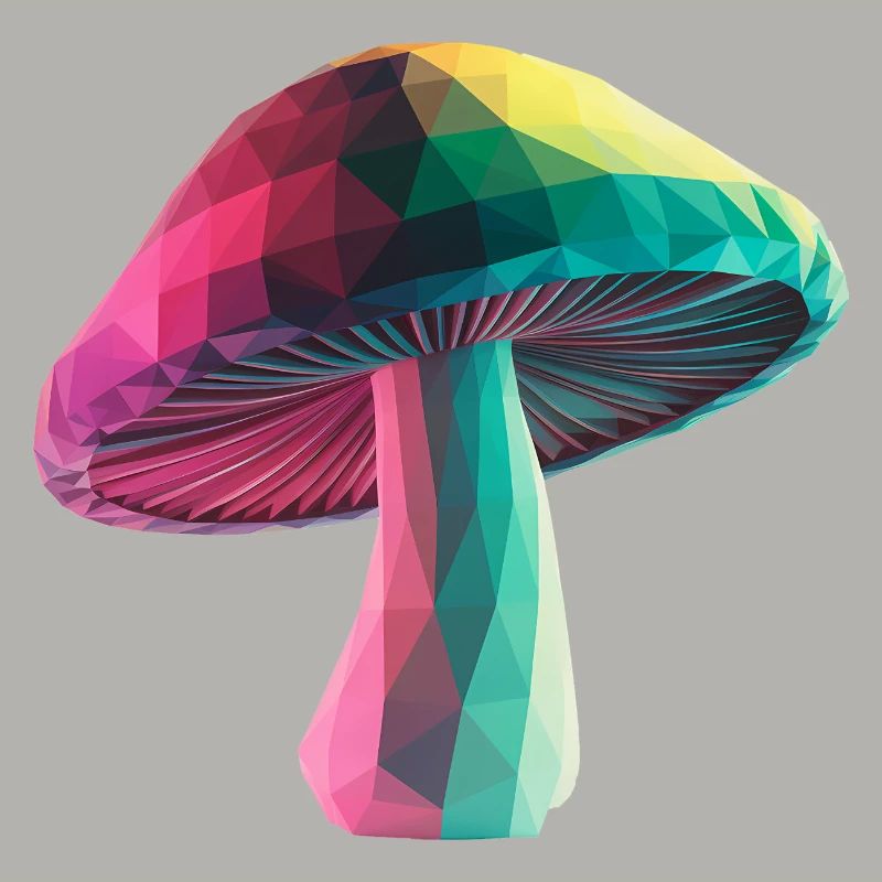 Pilz - Cooles Low-Poly-Logo