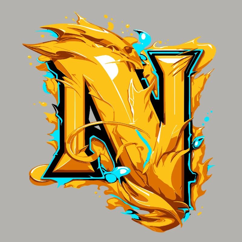 Lettre initiale Nom N
