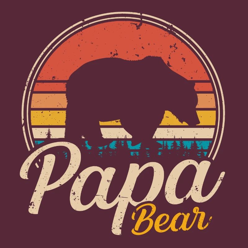 Papa Bear Retro