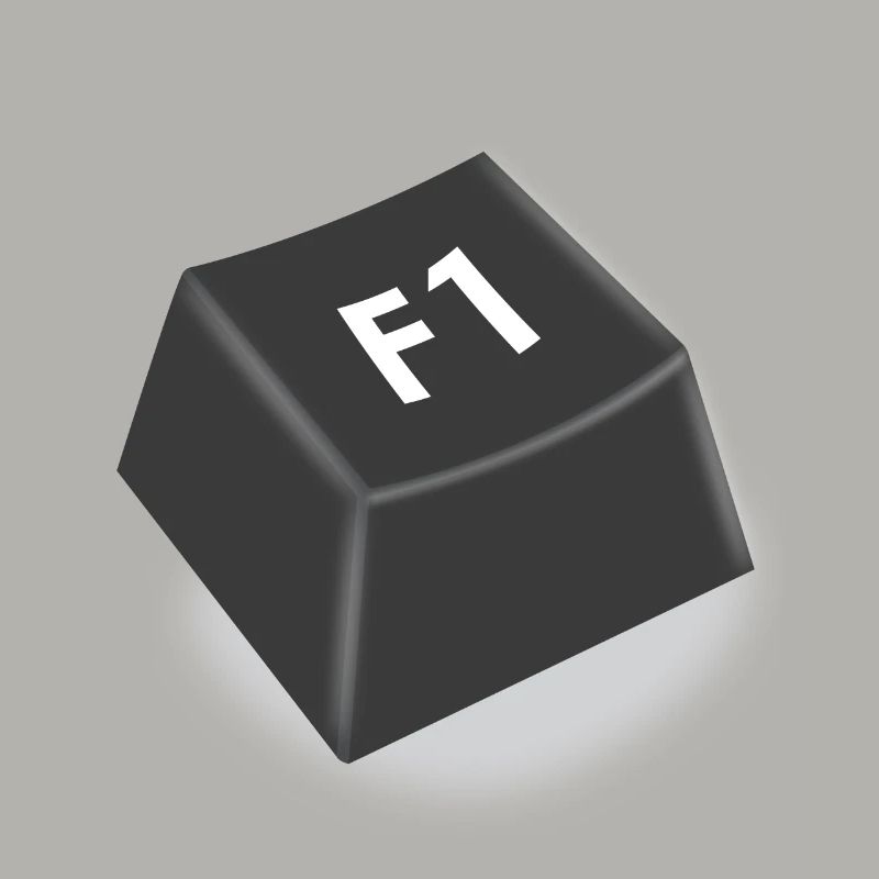 f1 Hilfe Knopf