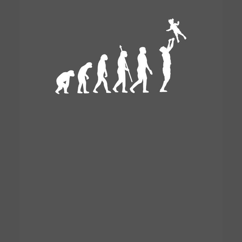 Papa Evolution Dad Father Development Paps