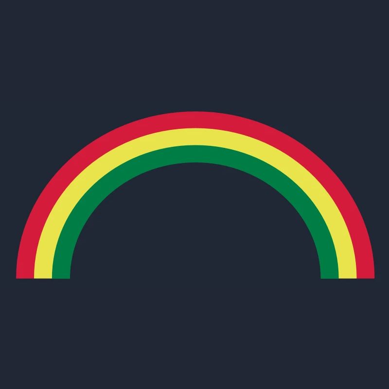 Regenbogen, Rainbow, 3farbig