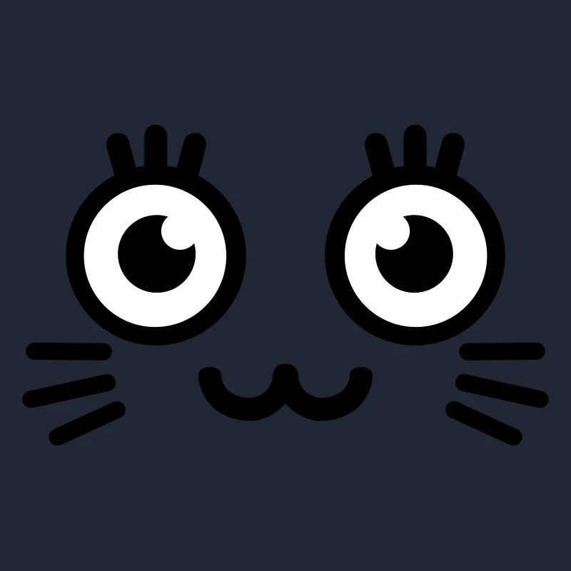 visage mignon de minou