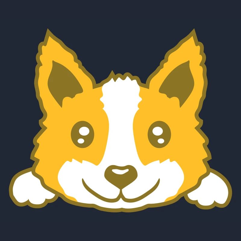 Mignon petit chien design