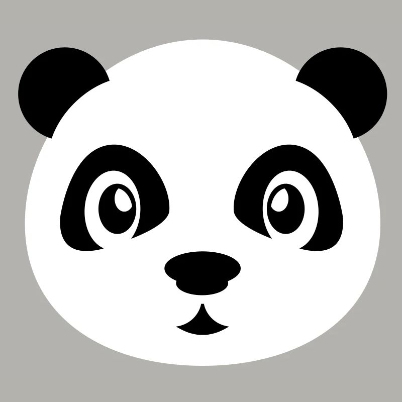 Cute panda with glasses - Nerd Panda Bär - Brille