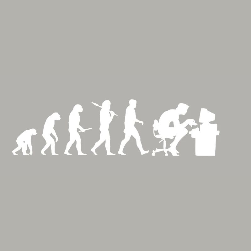 Evolution Computer Nerd! PC Nerd! IT! Technology!