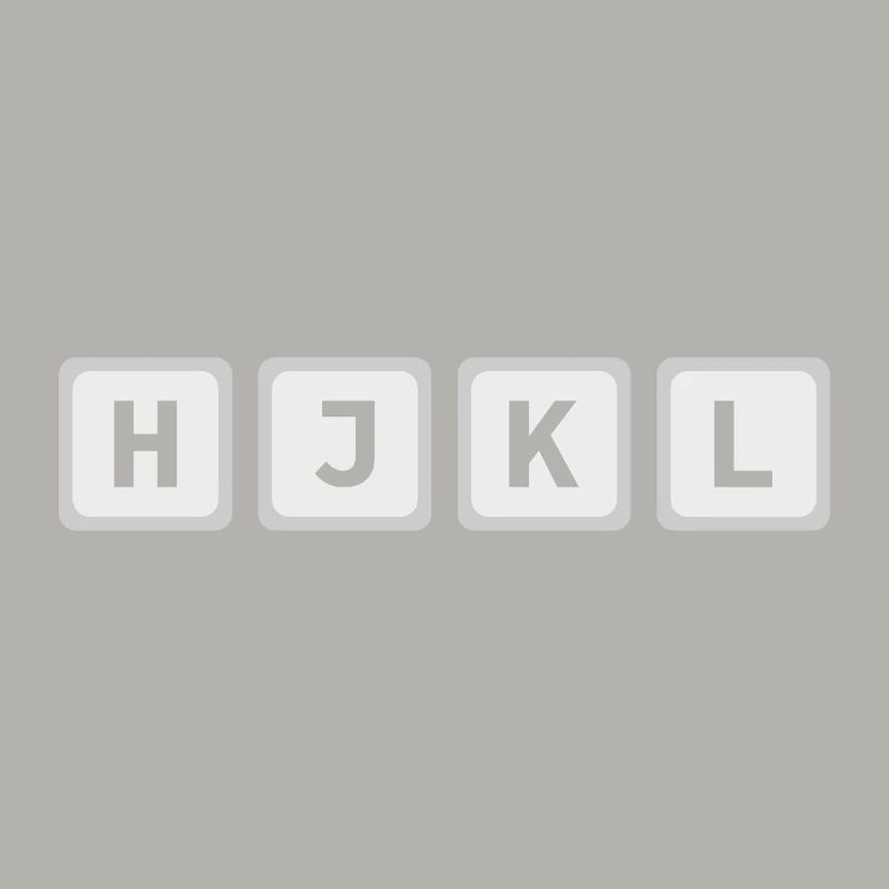 HJKL Computer Keys VI & Vim Code Geeks & Nerds