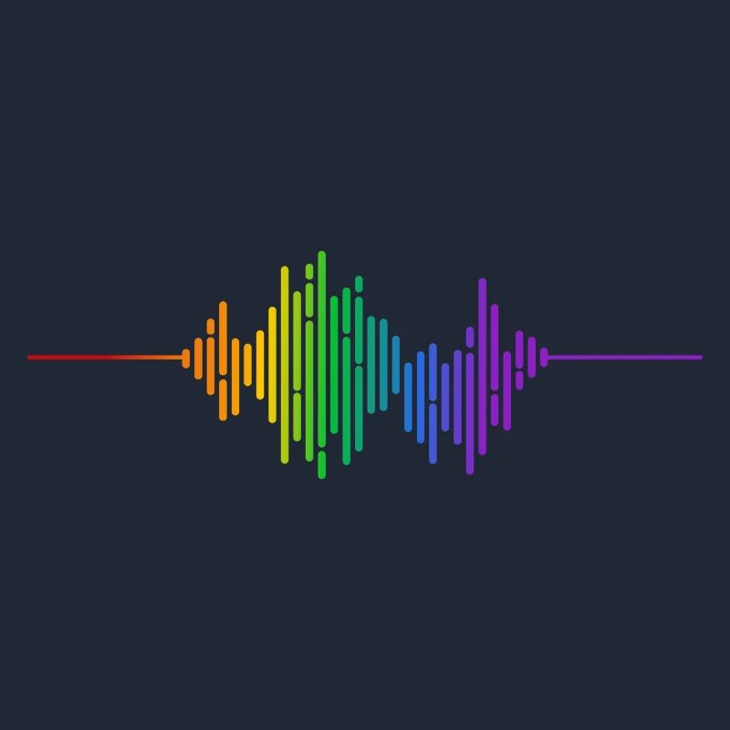 Regenbogen-Schallwelle