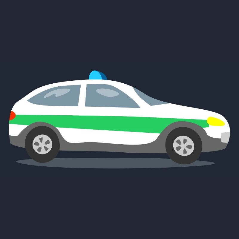 Polizeiauto mit Blaulicht