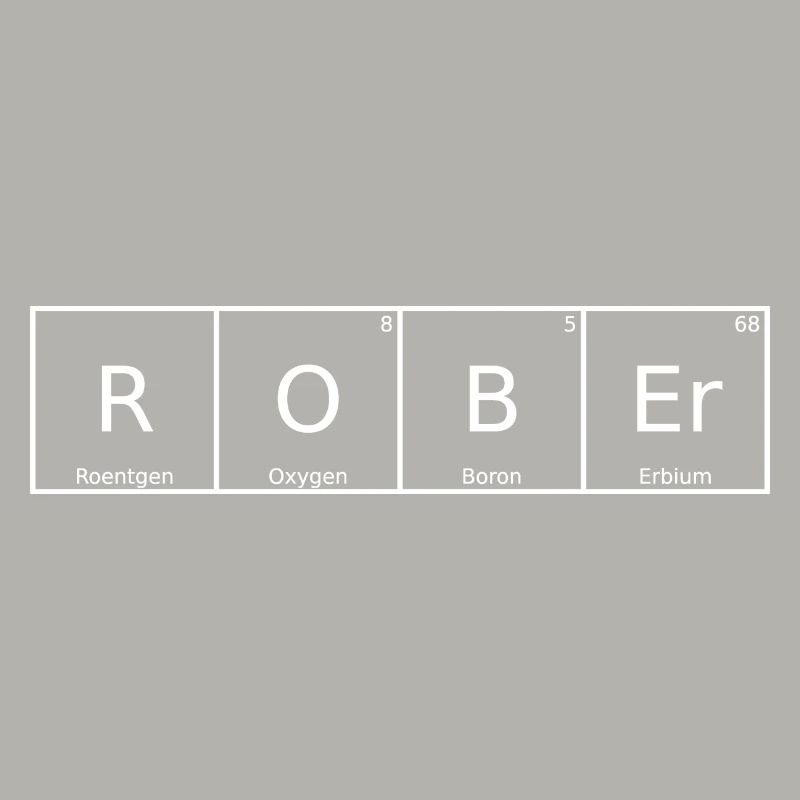 Rober Name First Name Chemistry Periodic Table Elements