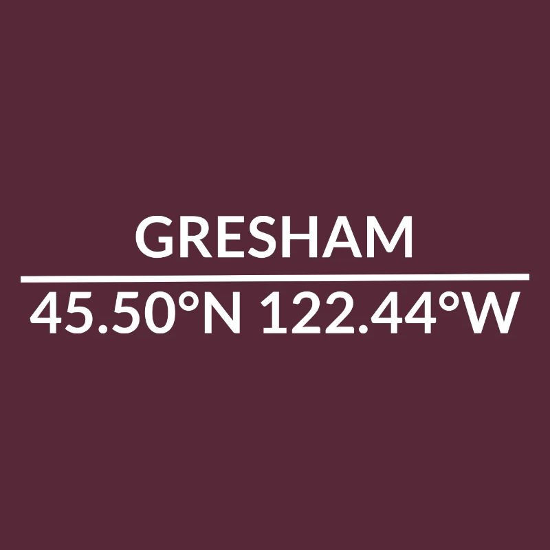 Coordonnées de Gresham, Oregon, États-Unis
