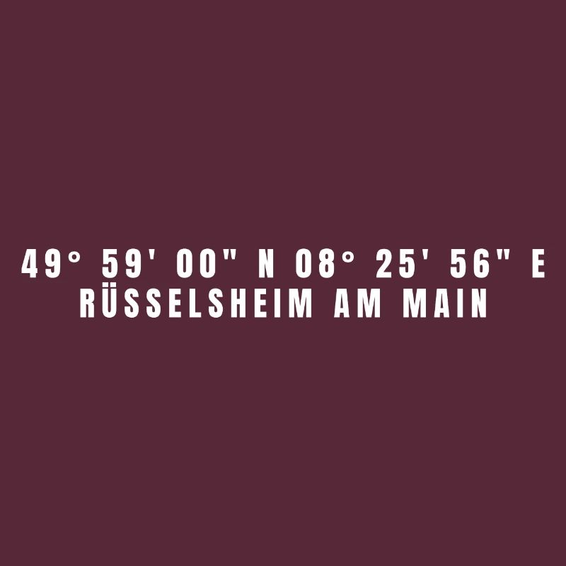 Rüsselsheim am Main Hesse Coordinates