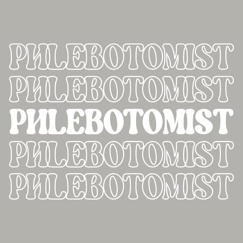 Phlebotomist-Blutspender Venipuncturist-Blut