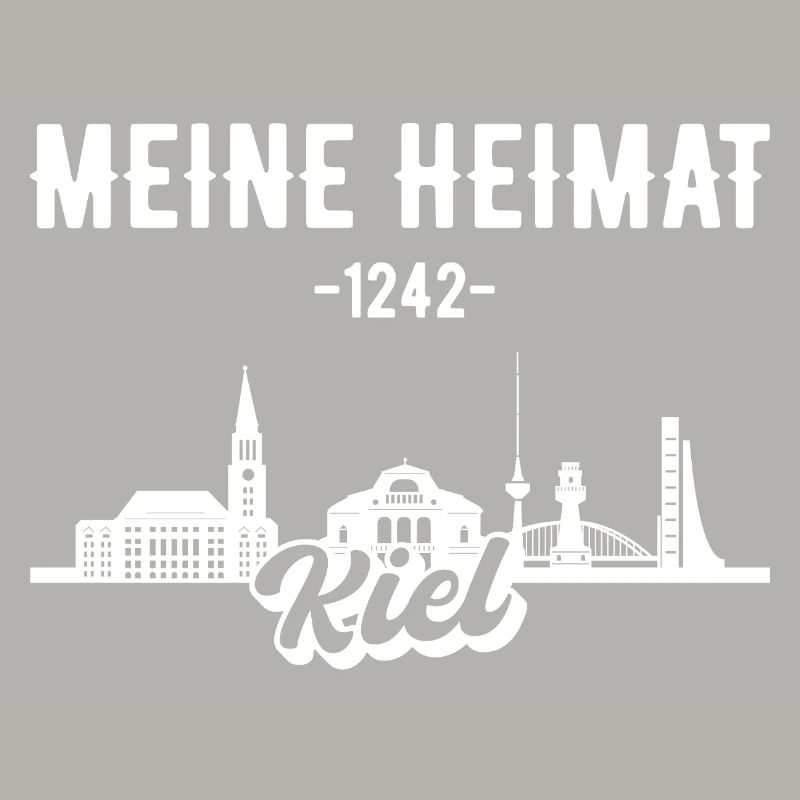 Kiel Skyline Geschenk