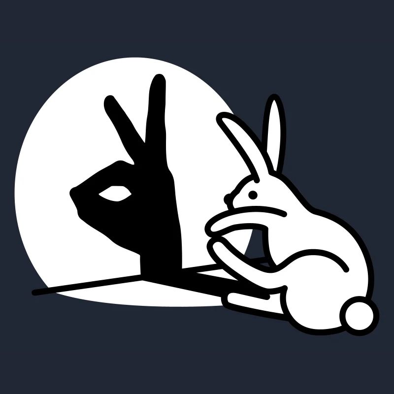 Funny Rabbit Hand Shadow Projection Rabbit