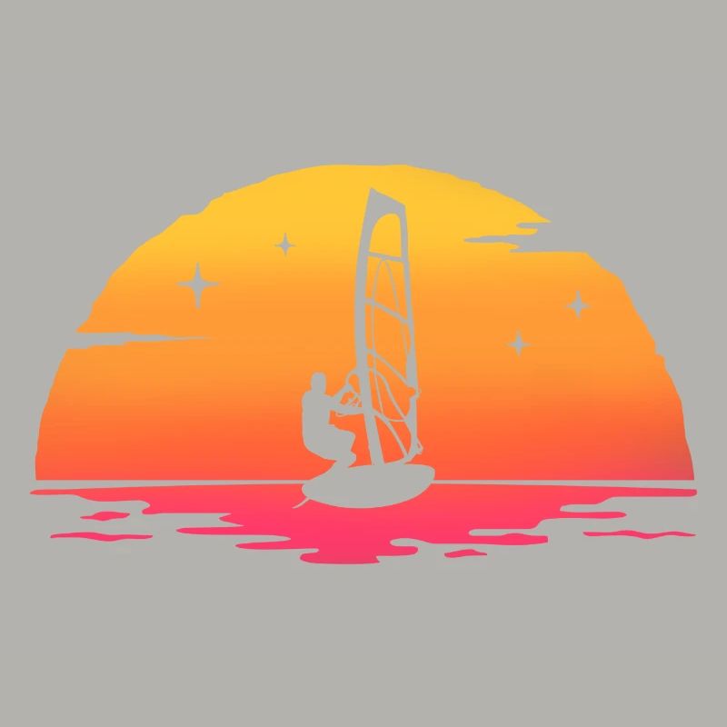 sunrise windsurf windsurfing