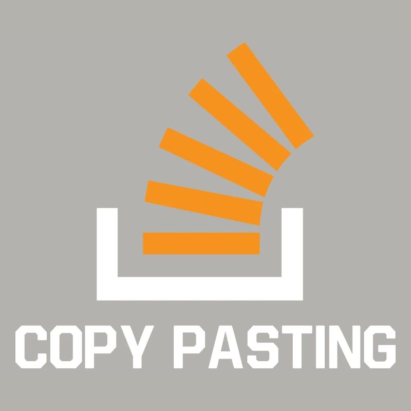 Copy Pasting Programming Coder Software Developer