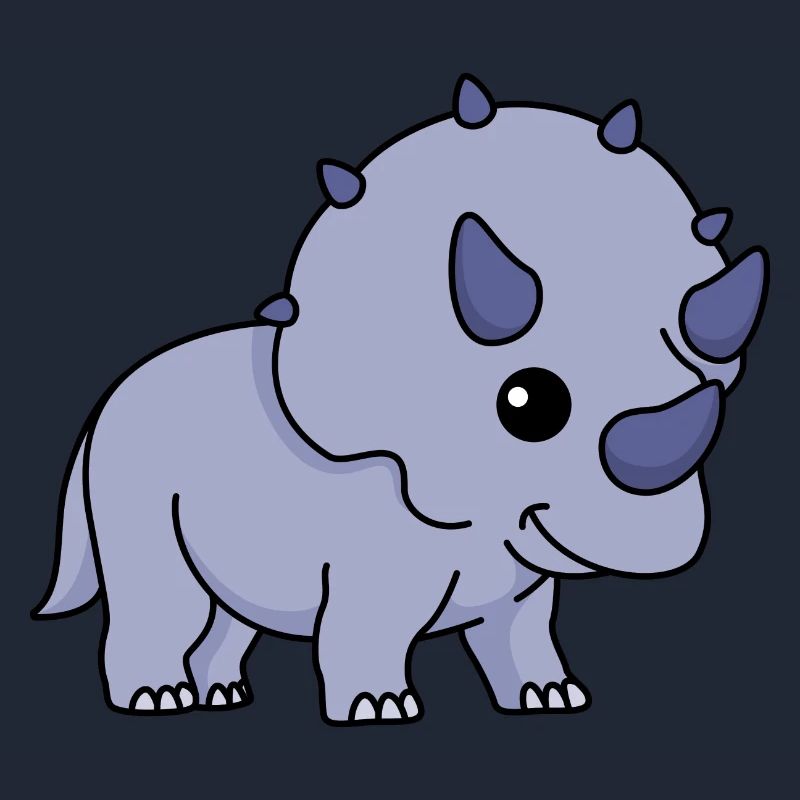 Dinosaur triceratops comic