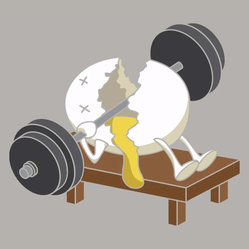 Zerquetschte Eier heben Workout