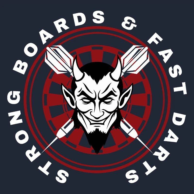DARTS, DARTBOARD AND DEVIL 