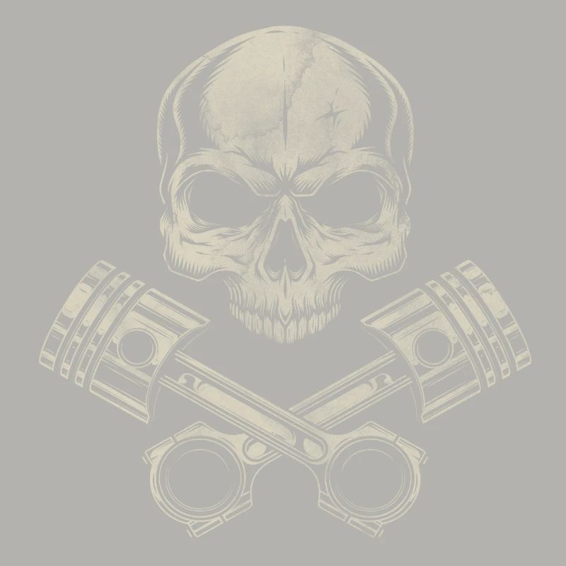 Skull mit Kolben