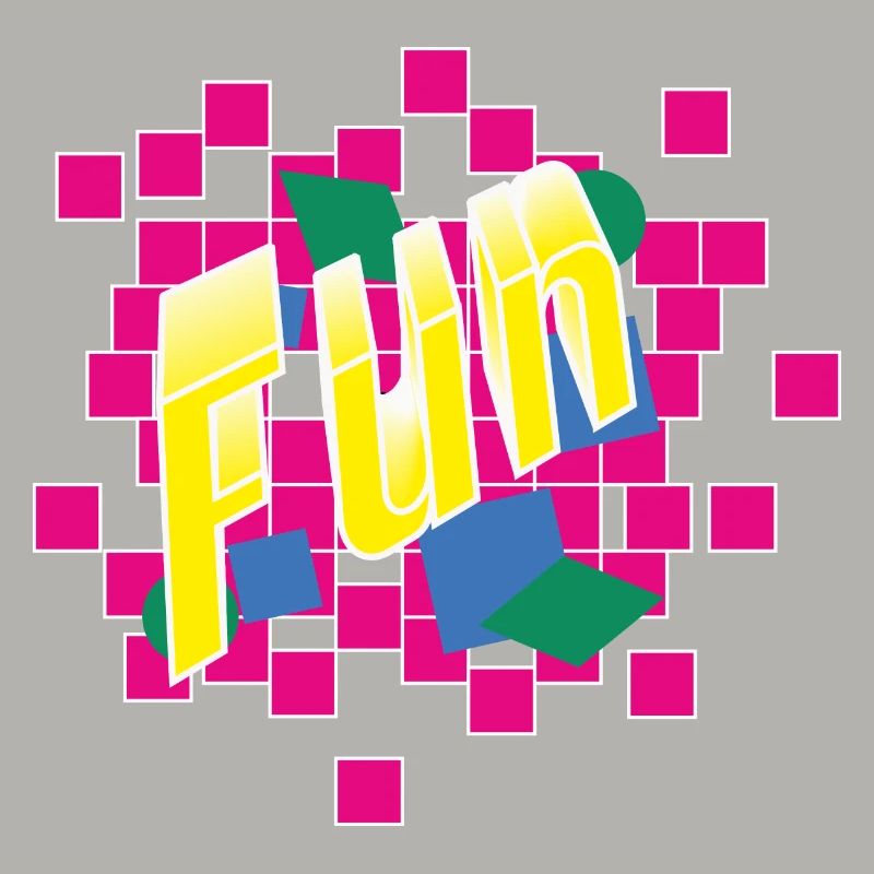 80s Fun Fun Disco dance Miami Retro Vintage