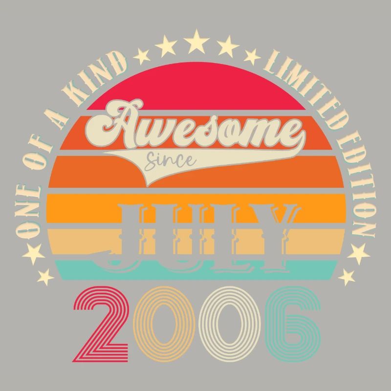Awesome since Juli 2006 16. Geburtstag Herren Fun