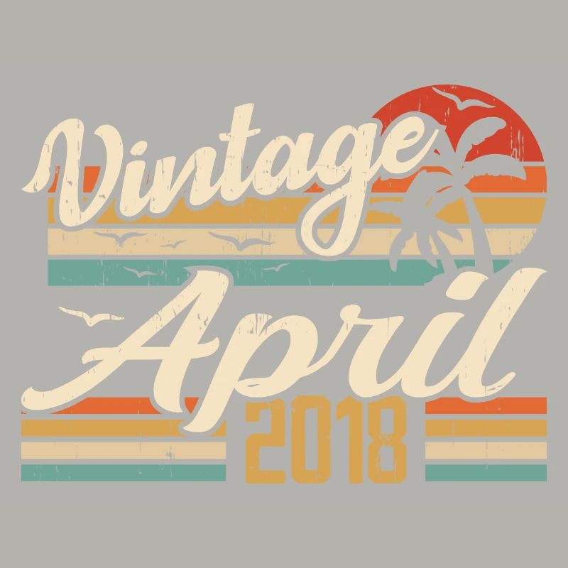 April 2018 Geburtstag Vintage Geschenkidee 2018