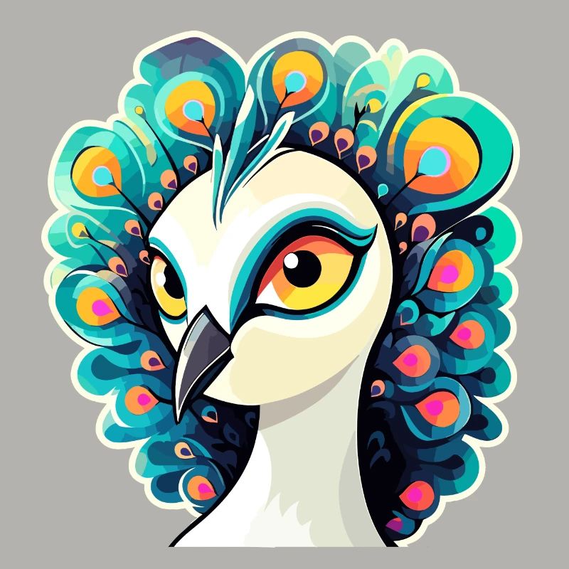Peacock Bird Drawing