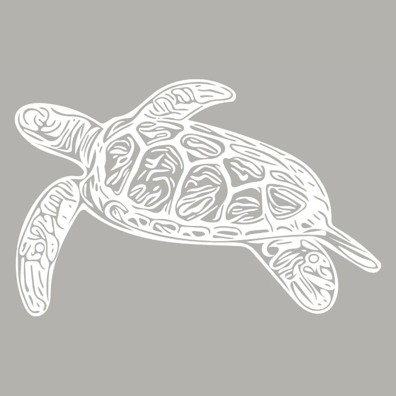 Small floating turtle