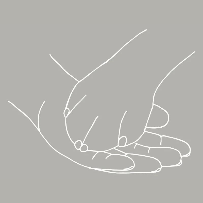 Hand mit Pfote