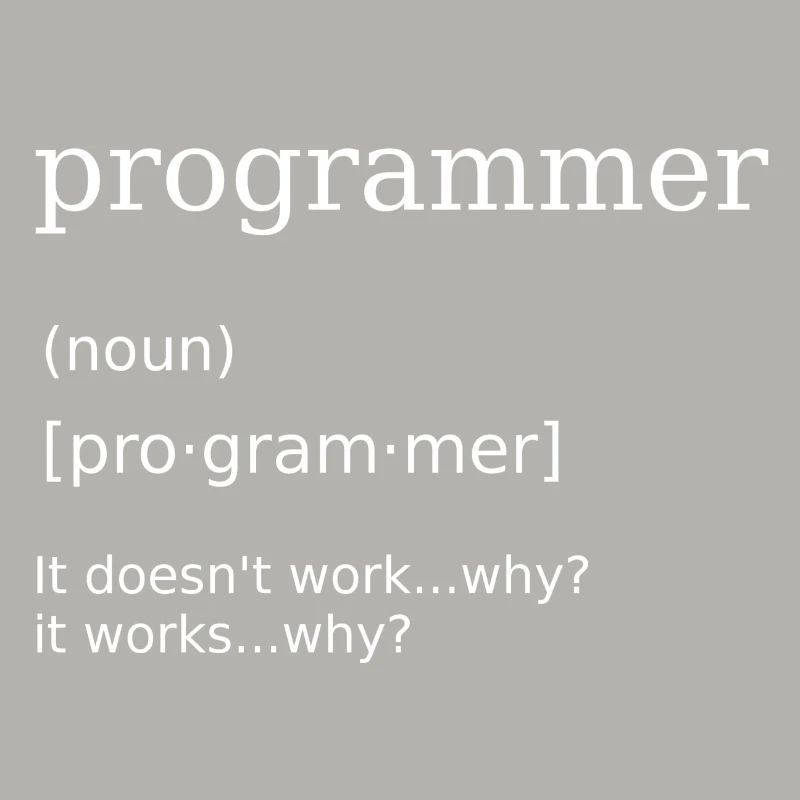 Programmeur Informaticien Programmation Humour