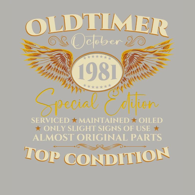 Oldtimer Oktober 1981 41. Geburtstag Geschenk