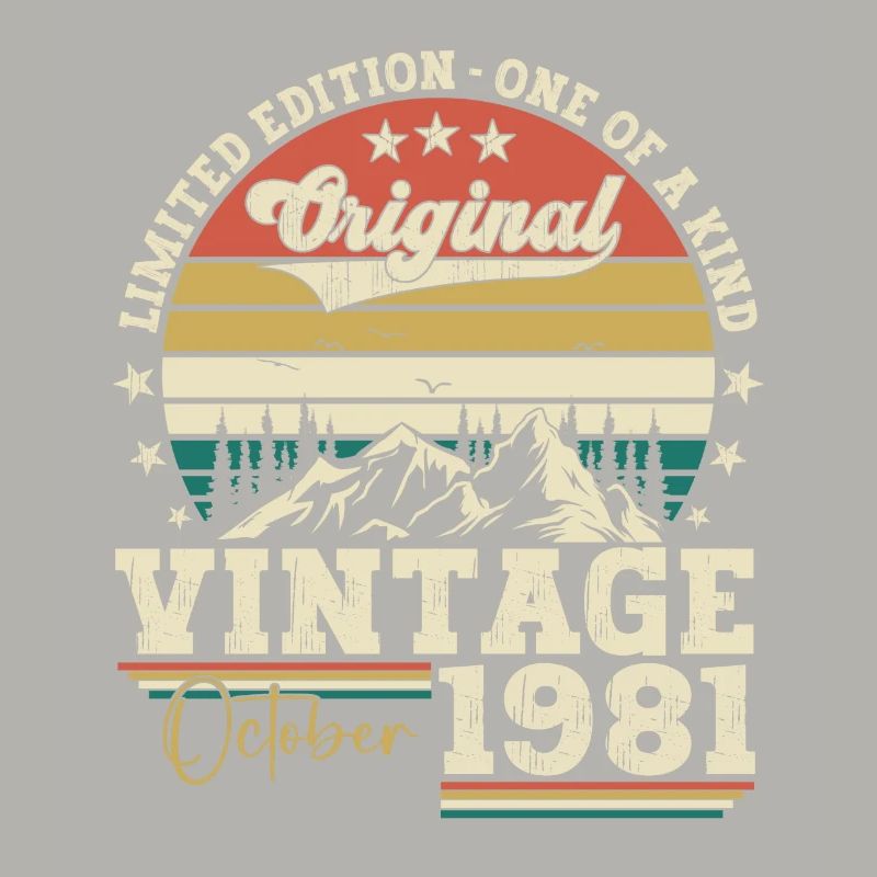 Original October 1981 41st Birthday Gift Cool