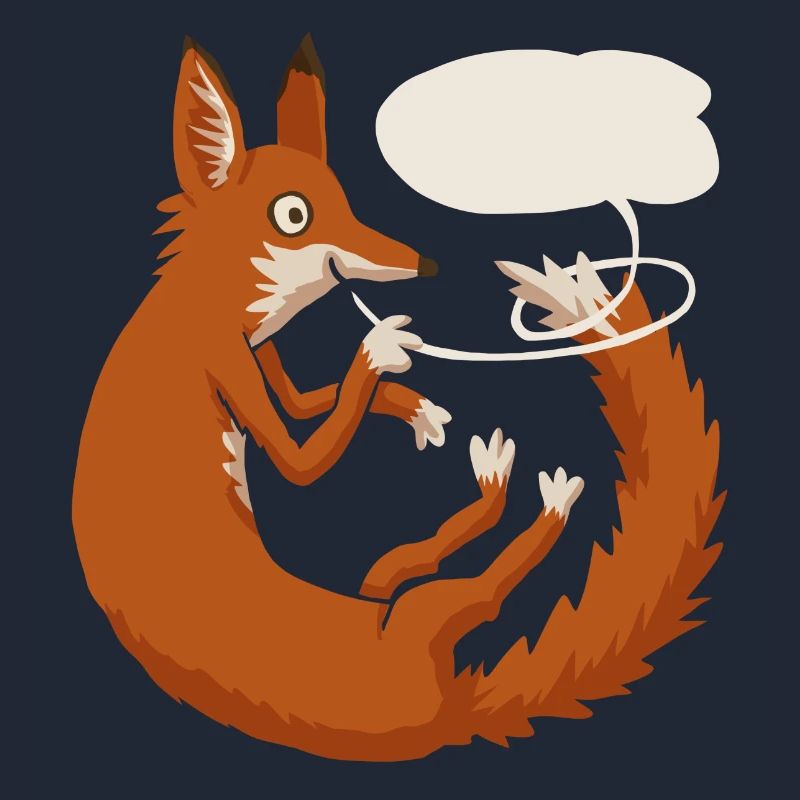 Fuchs Sprechblase
