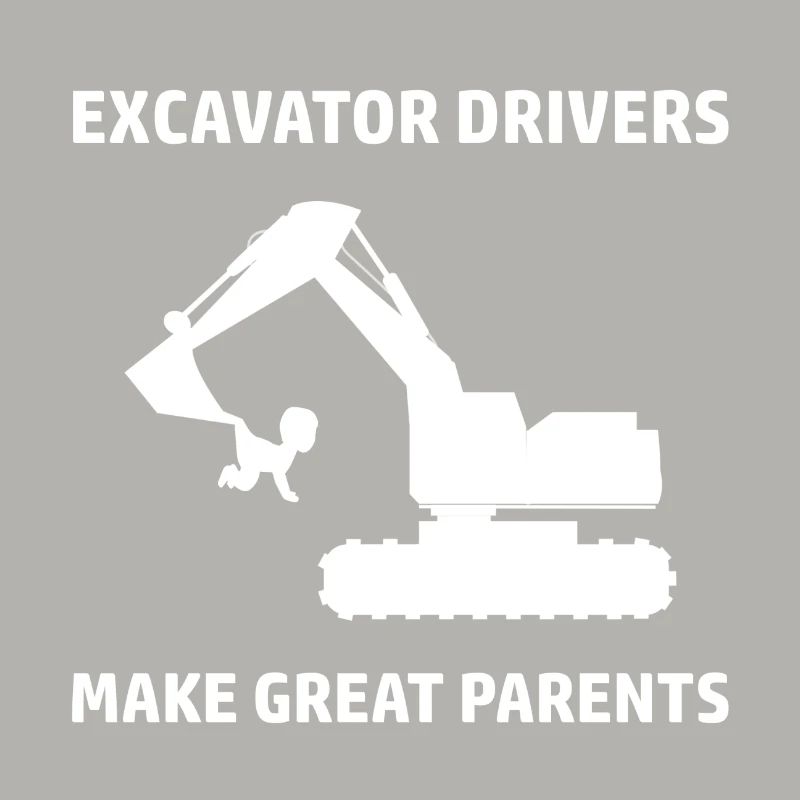 Excavator Excavator Driver Design Construction Worker Construction Machine