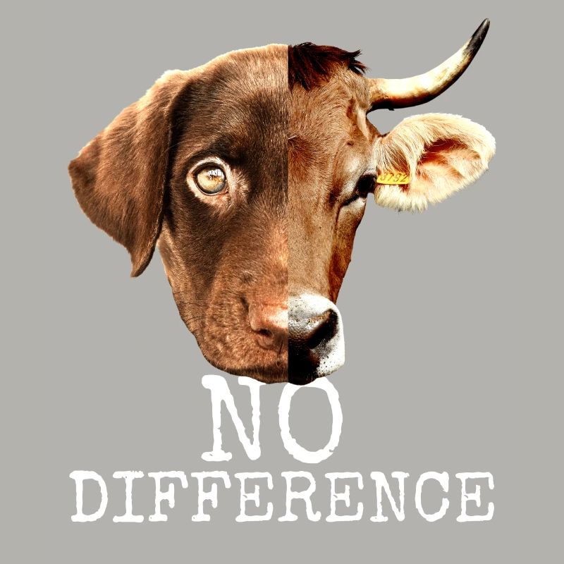 No Difference Pro Vegan Vegetarier Tierschutz