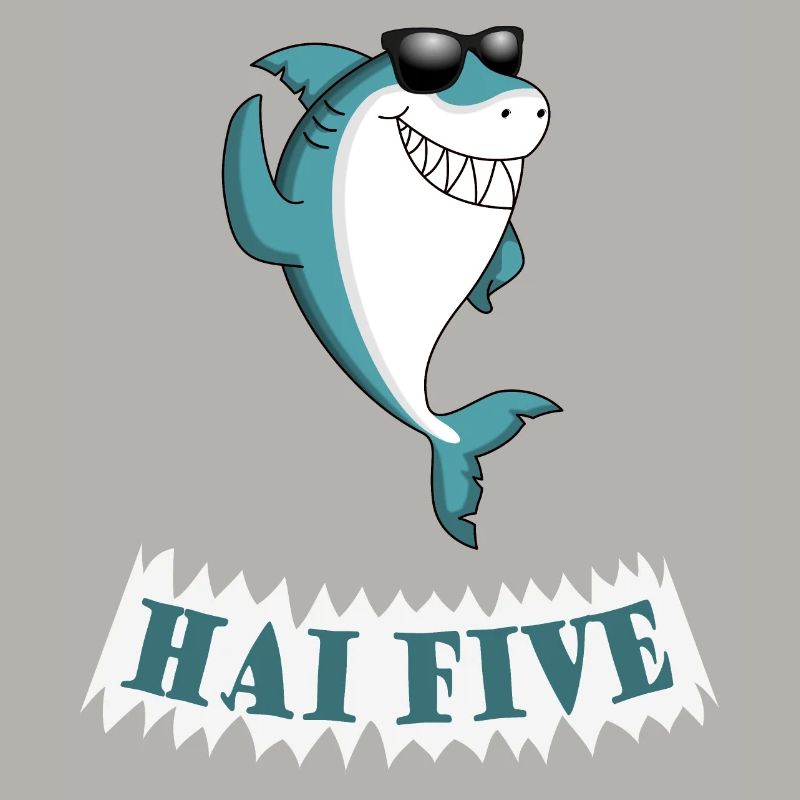 Haifisch High Five oder in dem Fall: HAI FIVE!