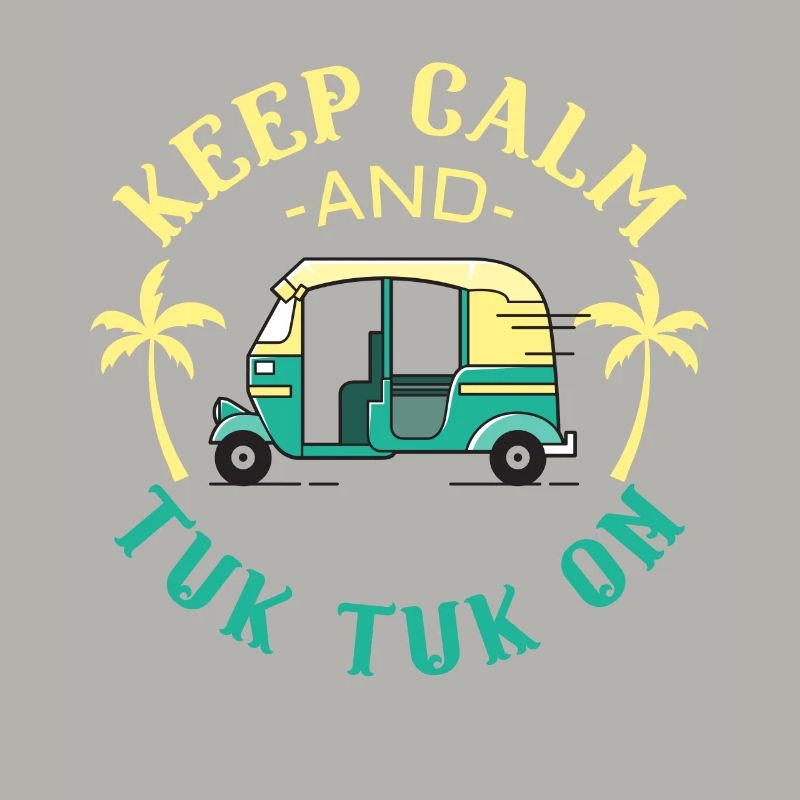 Conception de surf d’été d’un tuk tuk