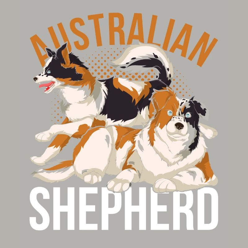Aussie Hundebesitzer Hund Australian Shepherd