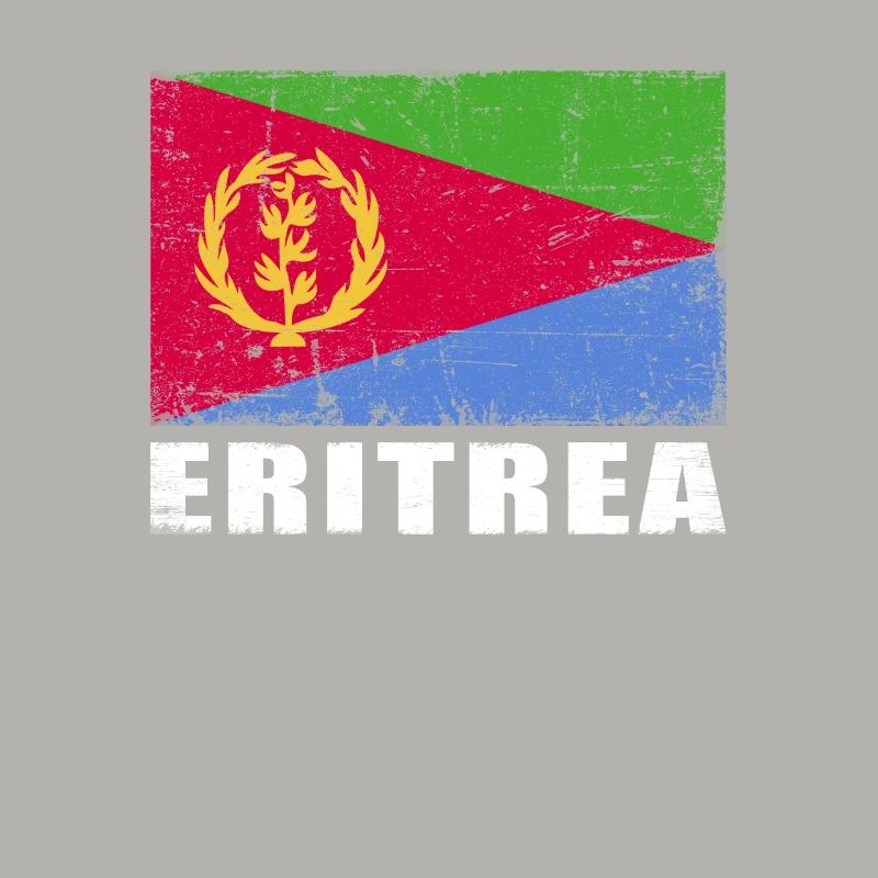 Drapeau de l’Érythrée Grunge Drapeau de l’Érythrée