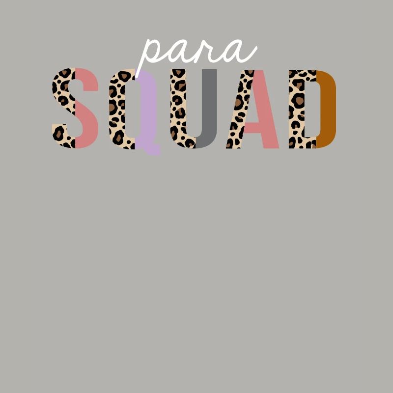Para Squad Leopard Print Funny Gift