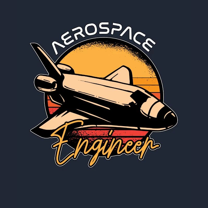 Aerospace Engineer Rocket Science Retro Space