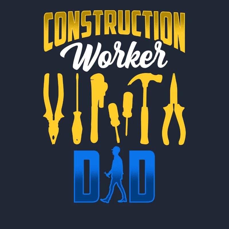 Construction Worker Father Construction Team Construction Site Teamwork