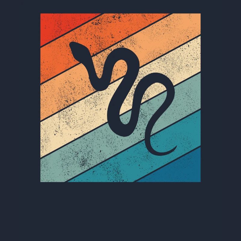 Snake Retro Reptile Python Idée cadeau